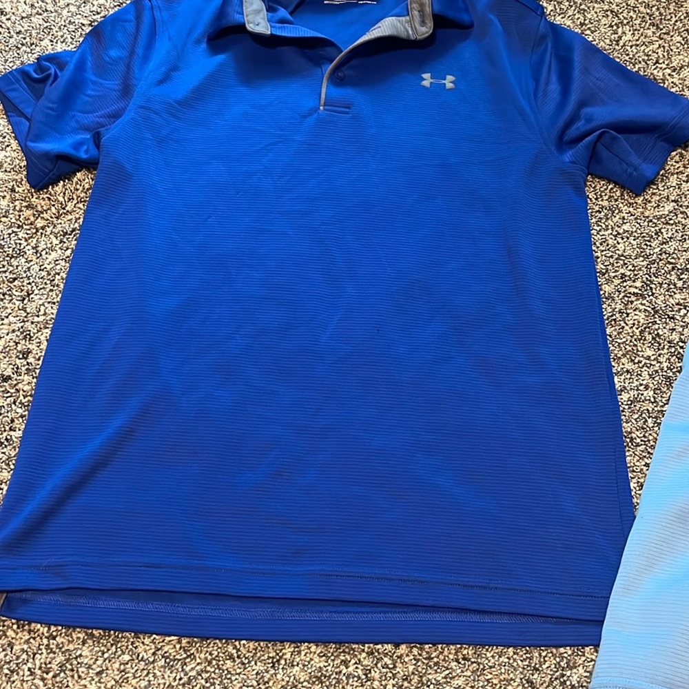 Under Armour Blue Polo Shirt for Stylish Comfort
